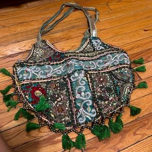 Traditional Embroidered Oversized Bag